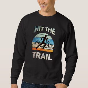 Retro Style Running Hit The Trail Runner Vintage G Sweatshirt