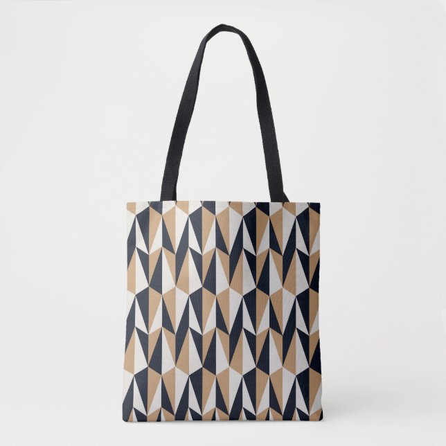 Retro Style: Seamless Vintage Pattern Tote Bag (Front)