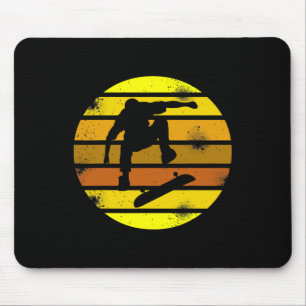 Retro Style Skateboarding Sports Vintage 1 Mouse Pad