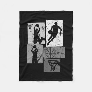 Retro Style Sketll Playing Kids Boys 10-12 12-14 G Fleece Blanket