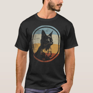 Retro Style Somali Cat T-Shirt