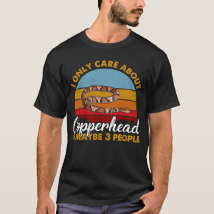 Retro Style Sunset Copperhead Snake T-Shirt