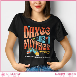 Retro Style Tap Dance Mum Customisable Tri-Blend Shirt