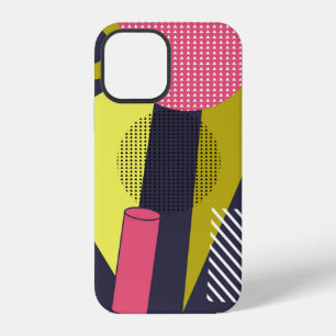 Retro style texture, pattern design. art,abstract, iPhone 12 case