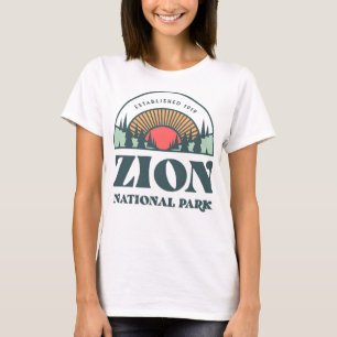 Retro Style Utah Zion National Park  T-Shirt