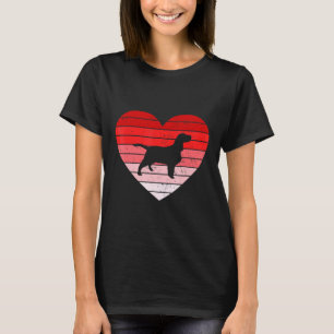 Retro Style Valentines Day English Cocker Spaniel T-Shirt