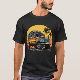 Retro Style Vintage Look Offroading adventure 4x4 T-Shirt