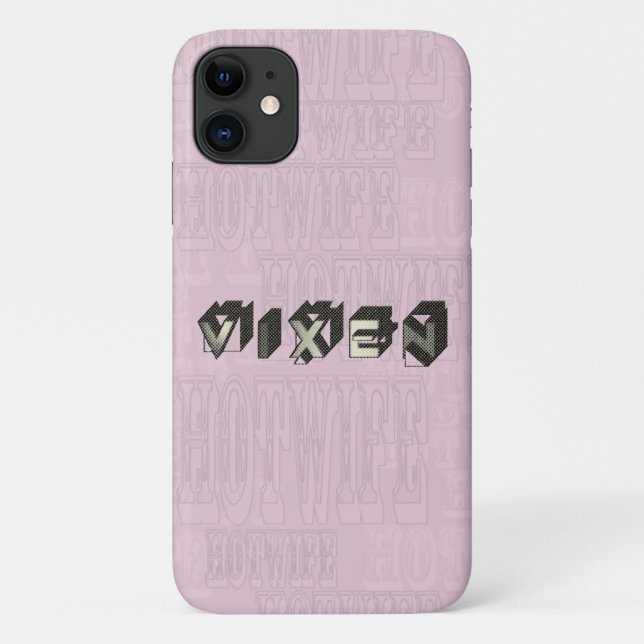 Retro style Vixen Blocks  Case-Mate iPhone Case (Back)