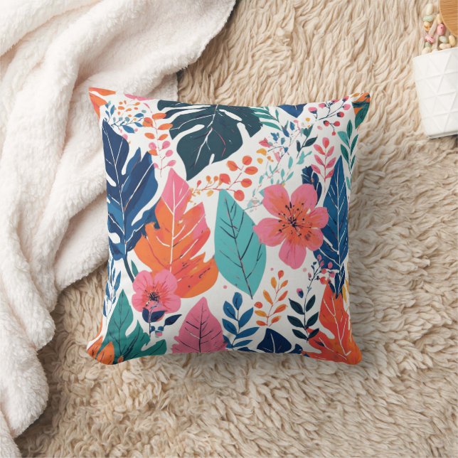 Retro style watercolor  cushion (Blanket)