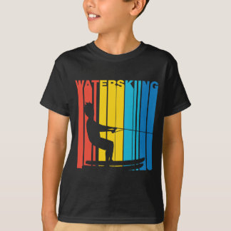 Retro Style Waterskiing Waterskier T-Shirt