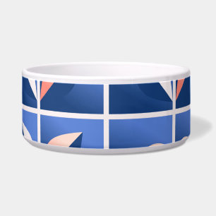 Retro stylised flowers: mosaic pattern.