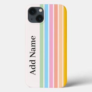 Retro Stylish Modern Personalised Name Classic  iPhone 13 Case
