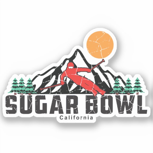 Retro Sugar Bowl Ski   (Front)