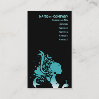 retro sugar business card