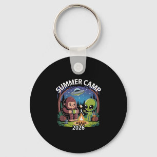 Retro summer camp 2026 kids alien vibes director key ring