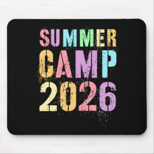 Retro summer camp 2026 staff team director mouse pad