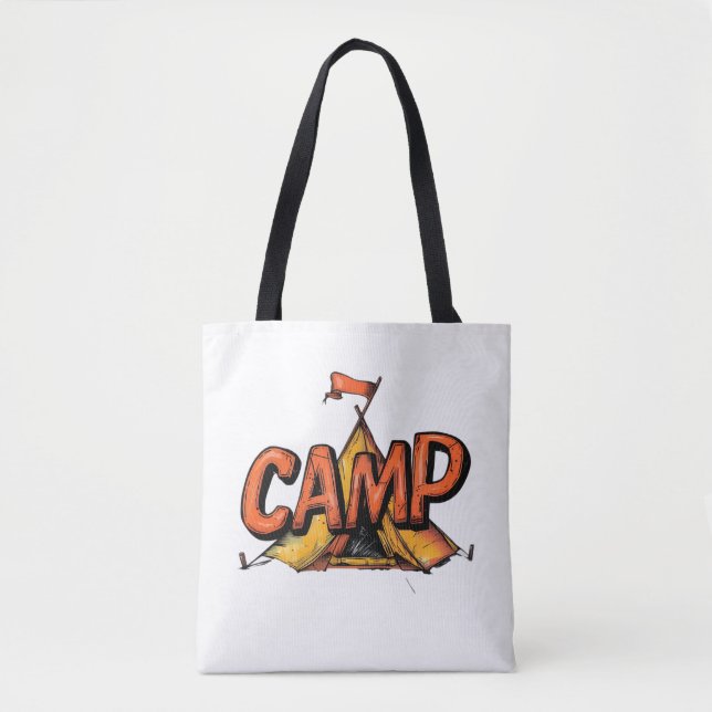 Retro Summer Camp Graphic bag (Front)