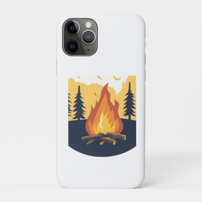 Retro Summer Camp Graphic bag Case-Mate iPhone Case (Back)