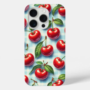 Retro Summer Cherry Phone Case Vibrant Red Cherrie