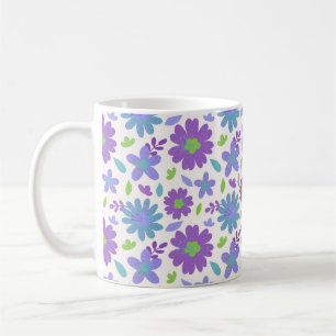 Retro Summer flowers Coffee Mug