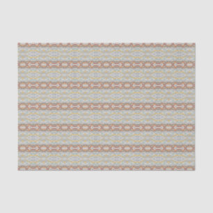 Retro Summer Geometric Color Block Pattern Design Tissue Paper