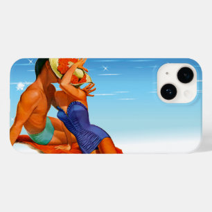 Retro Summer Lovers Case-Mate iPhone 14 Case