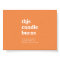 Retro Summer | Orange This Candle Burns Sign