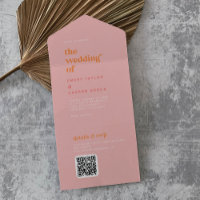 Retro Summer | Pink and Orange Wedding