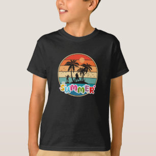 Retro Summer Surf Adventure - Premium Vintage  T-Shirt