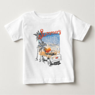 Retro Summer Vibes Surf – California Sunset Beach Baby T-Shirt
