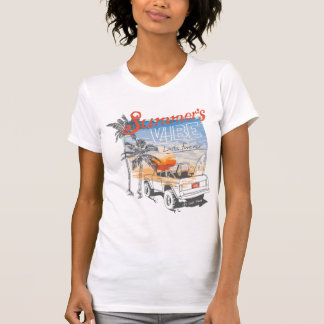 Retro Summer Vibes Surf – California Sunset Beach T-Shirt