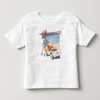 Retro Summer Vibes Surf – California Sunset Beach Toddler T-Shirt