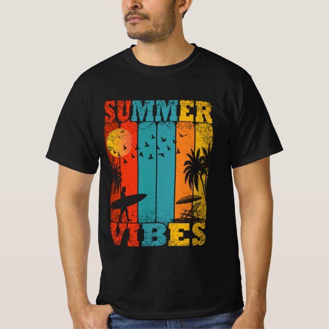 Retro Summer Vibes T-Shirt (Front)