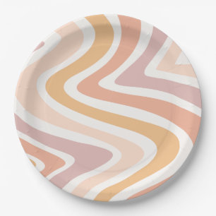 Retro Sun Birthday Party Plates
