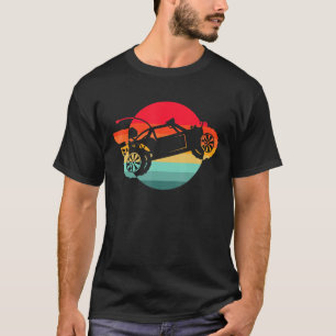 Retro Sun I Racing Gaming I Remote Control Rc Car T-Shirt
