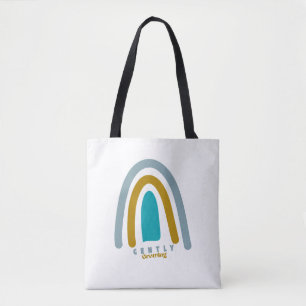 Retro Sun Mental Health Quote Tote Bag