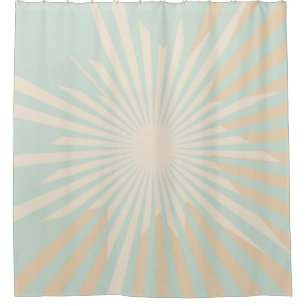 Retro Sun Shower Curtain