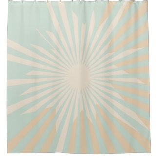 Retro Sun Shower Curtain