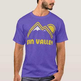 Retro Sun Valley Idaho ID  Vintage Mountains 1  T-Shirt