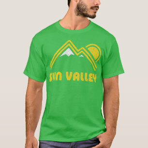 Retro Sun Valley Idaho ID  Vintage Mountains  T-Shirt