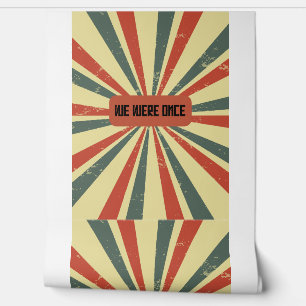 Retro Sunburst Memory Faded Glory Revival Wallpaper