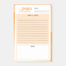Retro Sunburst Mini Daily Planner