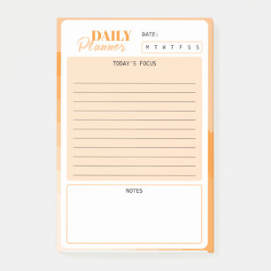 Retro Sunburst Mini Daily Planner Post-it Notes