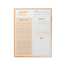 Retro Sunburst rainbow Daily Planner