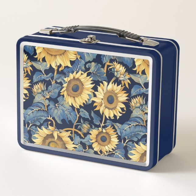 Retro Sunflower Lunchbox (Front)