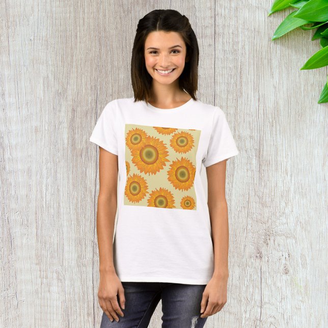 Retro Sunflowers T-Shirt (Creator Uploaded)