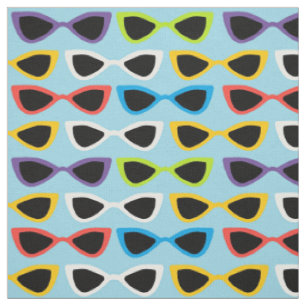 Retro sunglasses fabric