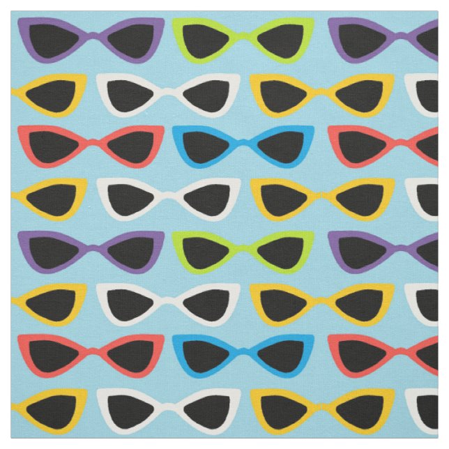 Retro sunglasses fabric (Swatch)