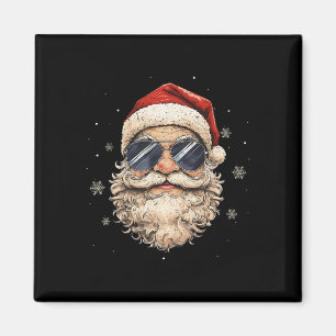 Retro Sungles Santa Face Christmas Xmas Men Boys K Magnet