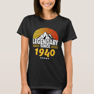 Retro Sunrise LEGENDARY SINCE 1940 T-Shirt